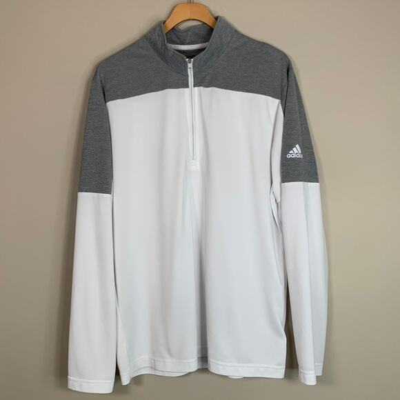 adidas White and Gray Men's Shirt - Picture 9 of 9